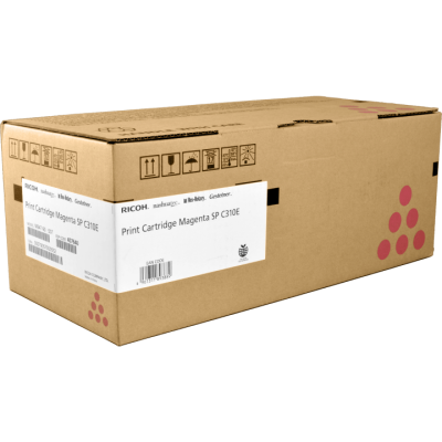 Ricoh 407636 SP-C310E Magenta Original Toner - SP-C231SF / SP-C232 / SP-C310 / SP-C311