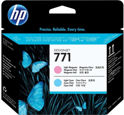 HP CE019A (771) Hellrot-Hellblau, Original.