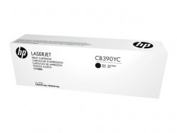 HP CB390YC Schwarzer Originaltoner - Laserjet CP6015