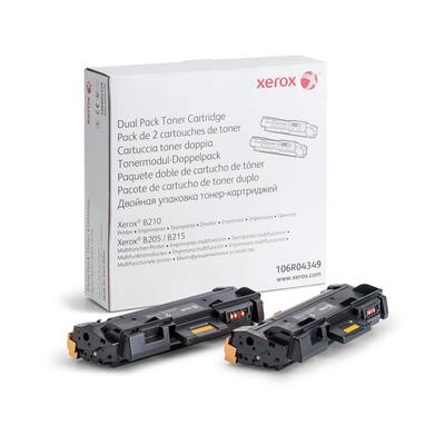 Xerox 106R04349 2-pack Schwarzer Originaltoner - B205 / B210 / B215