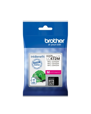 Brother LC472M Magentafarbene Original-Tintenpatrone - MFC-J2340DW / J3540DW (Extern)