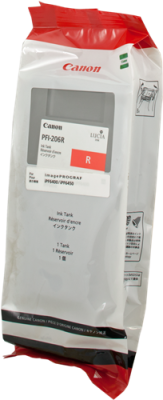 Canon PFI-206R (5309B001) Red Original Cartridge - iPF6400 / iPF6450 (Ex)