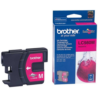 Brother LC-980M Magenta Original Cartridge - DCP 145C / MFC 250C