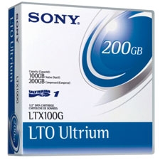 Sony LTO-1 Ultrium Data Cartridge 100GB / 200GB 609m, 12.65mm