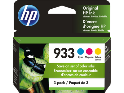 HP N9H56FN (933) 3lü Paket Renkli Orjinal Kartuş -