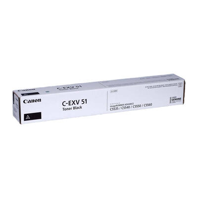 Canon C-EXV51 (0481C002) Black Original Toner - IR-C5535i / IR-C5540i (Damaged Box)