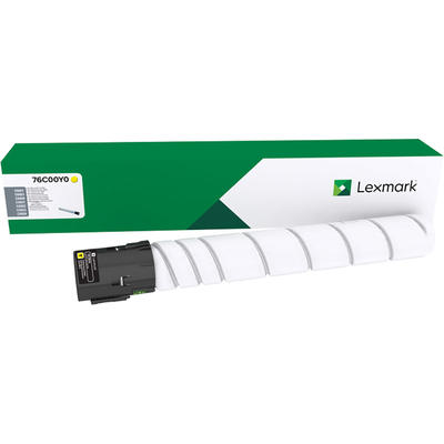Lexmark 76C00Y0 Gelber Originaltoner - CX921 / CX922