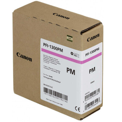 Canon PFI-1300PM (0816C001) Foto Kırmızı Orjinal K