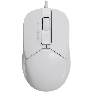 A4 Tech FM10 White Wired Optical Mouse