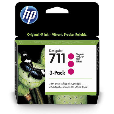 HP CZ135A (711) RedART Kartusche 3 Packungen -