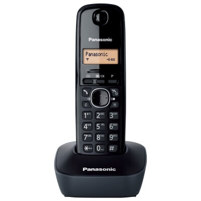 Panasonic KX-TG1611 Black-Gri Dect Telefon