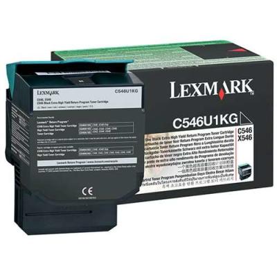 Lexmark C546U1KG Siyah Orjinal Toner Extra Yüksek