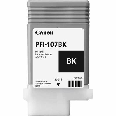 Canon PFI-107BK (6705B001) Siyah Orjinal Kar
