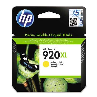 HP CD974A (920XL) Gelbe Originalpatrone, hohe Reichweite.