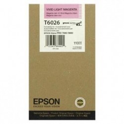 Epson C13T602600 (T6026) Açık Kırmızı Orjinal Kart