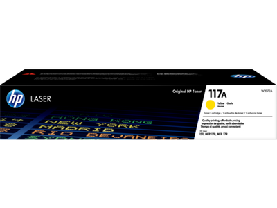 HP W2072A (117A) Gelbe Originaltonerpatrone - Laserjet MFP 178nw, 179nw