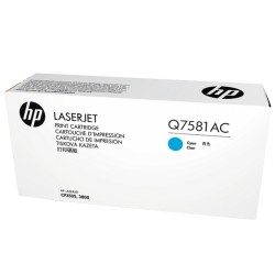 HP Q7581AC (503A) Blaue Originaltonerpatrone - Laserjet 3600