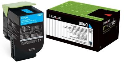 Lexmark 80C80C0 (808C) BlueART Toner — CX410