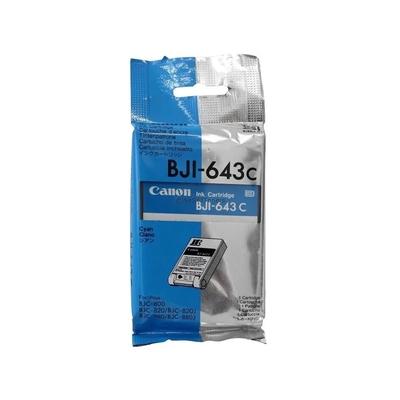 Canon BJI-643C (1010A003) Cyan Orjinal Cartridge - BJC-800 / 820 (Ex)