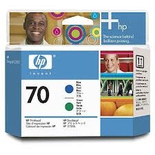 HP C9408A (70) Blue + GreenART Head Cartridge -