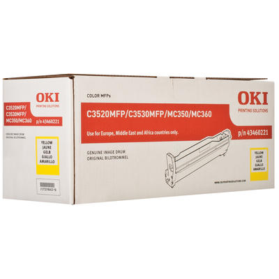 OKI 43460221 Gelbe Originaltrommeleinheit - MC3530 / MC350