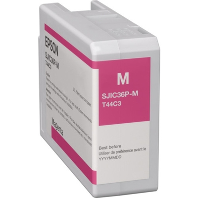 Epson SJIC36P-M (C13T44C340) Magenta Original Cartridge - C6000 / C6500 (Ex)