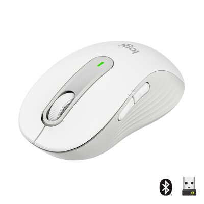 Logitech M650 Signature (910-006255) White Silent Small Size (Right Hand) Wireless Mouse