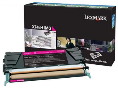 Lexmark X748H1MG Magenta Original Toner High Capacity - X748