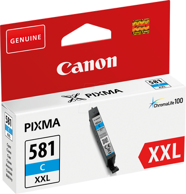 Canon CLI-581XXL C (1995C001AA) Blue Kart Card