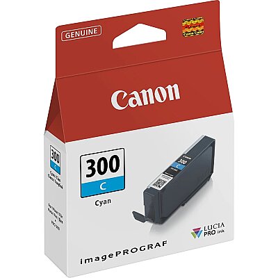 Canon PFI-300C (4194C001) Cyan Original Cartridge - PRO-300