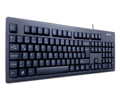 A4 Tech KM-720 USB Black QWERTY Wired Keyboard