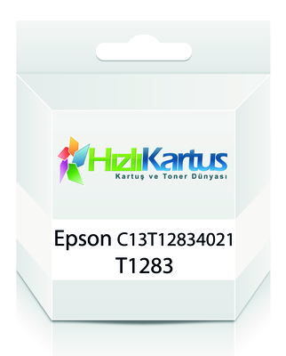 Epson C13T12834021 (T1283) Kırmızı Muadil Kartuş -