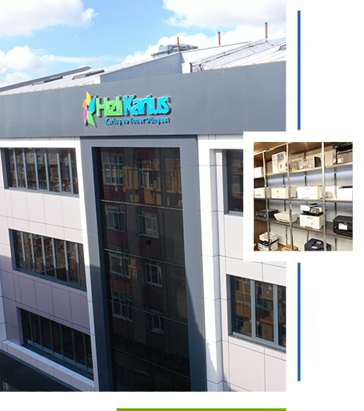 Hızlı Kartuş building and product shelves